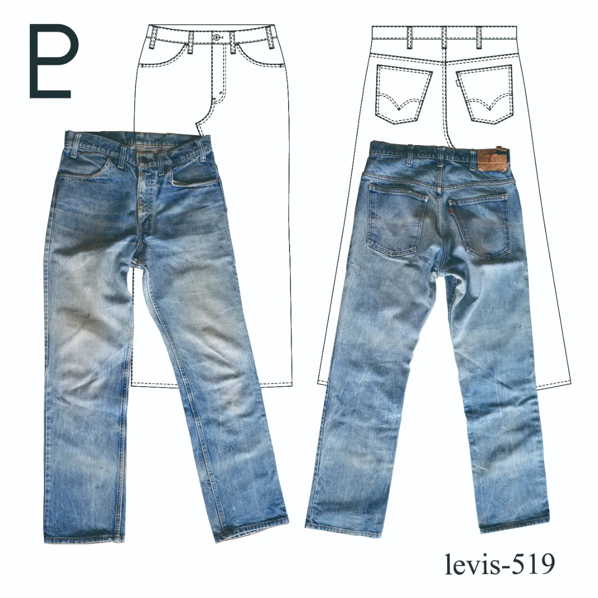 Vintage Levi's 519-1979 オレンジタブ