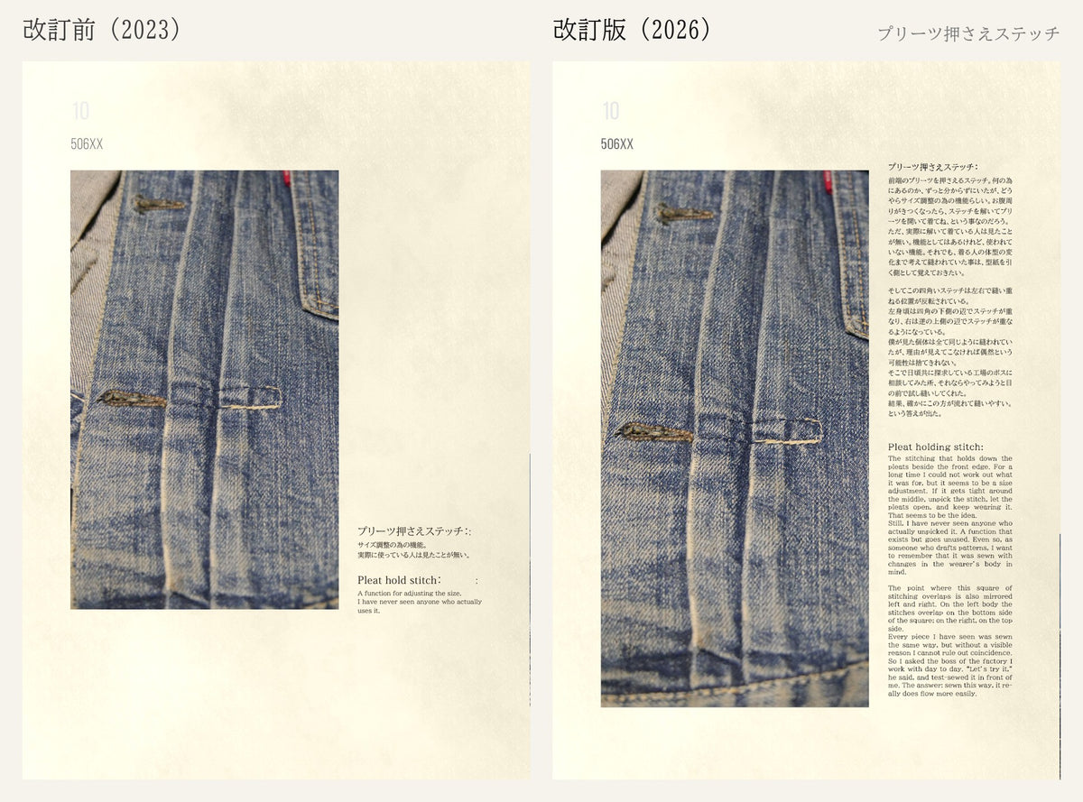 【予約販売】 服ヲ掘ル vol.1　Tracker Jacket（改訂版）