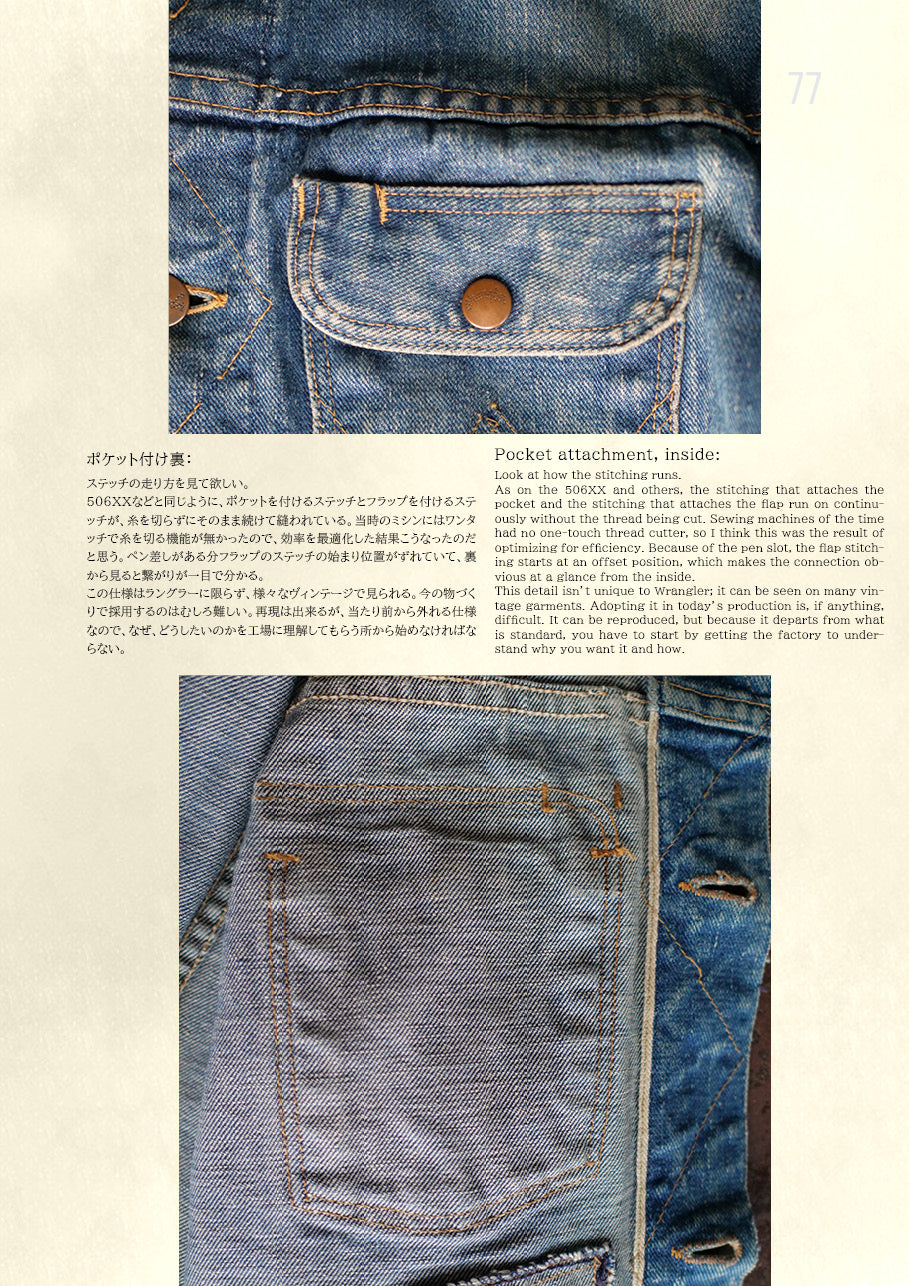 【予約販売】 服ヲ掘ル vol.1　Tracker Jacket（改訂版）